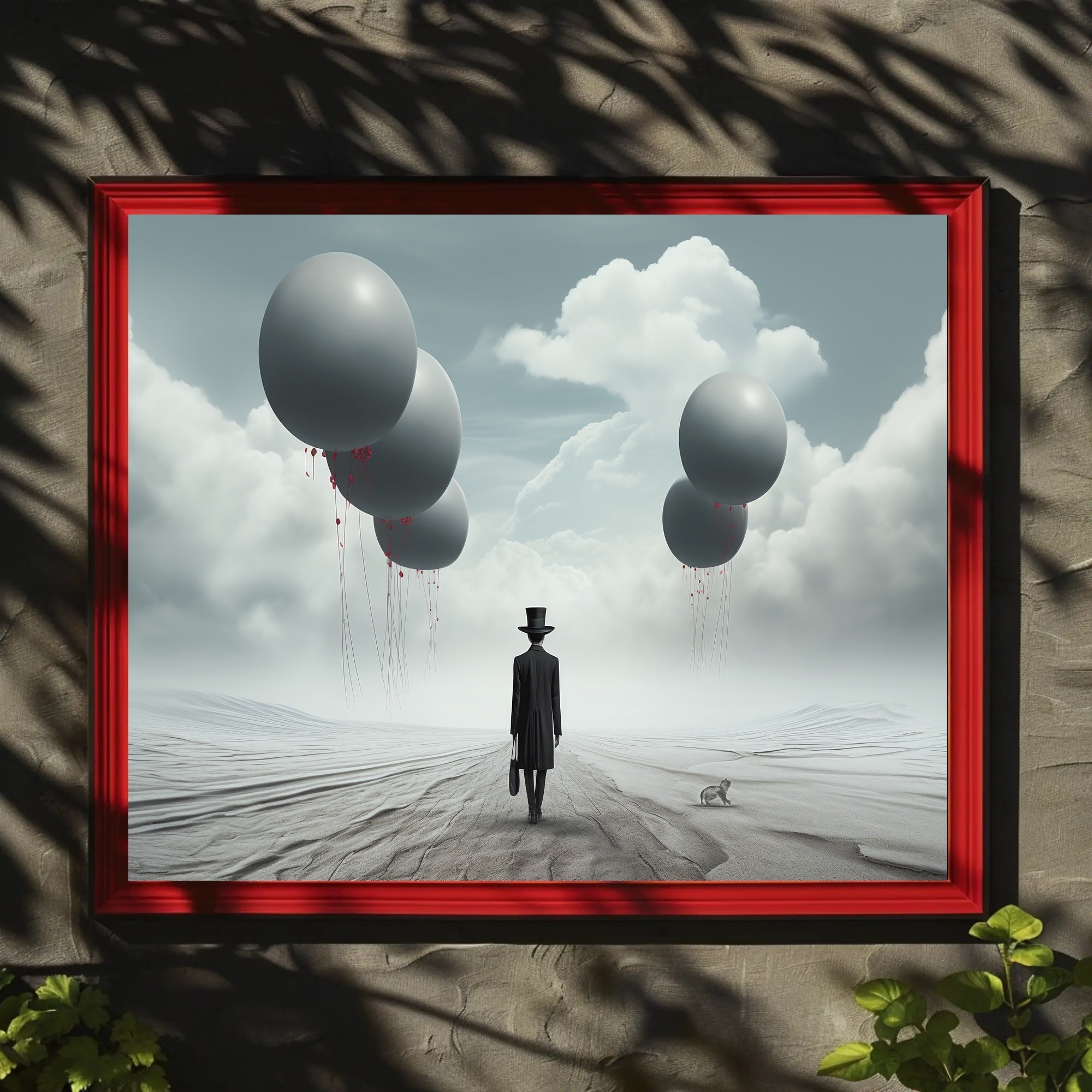 Surreal Journey in a Futuristic Sci-Fi Poster