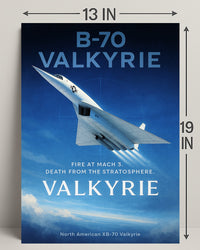 B-70 Valkyrie Poster PosterGoat