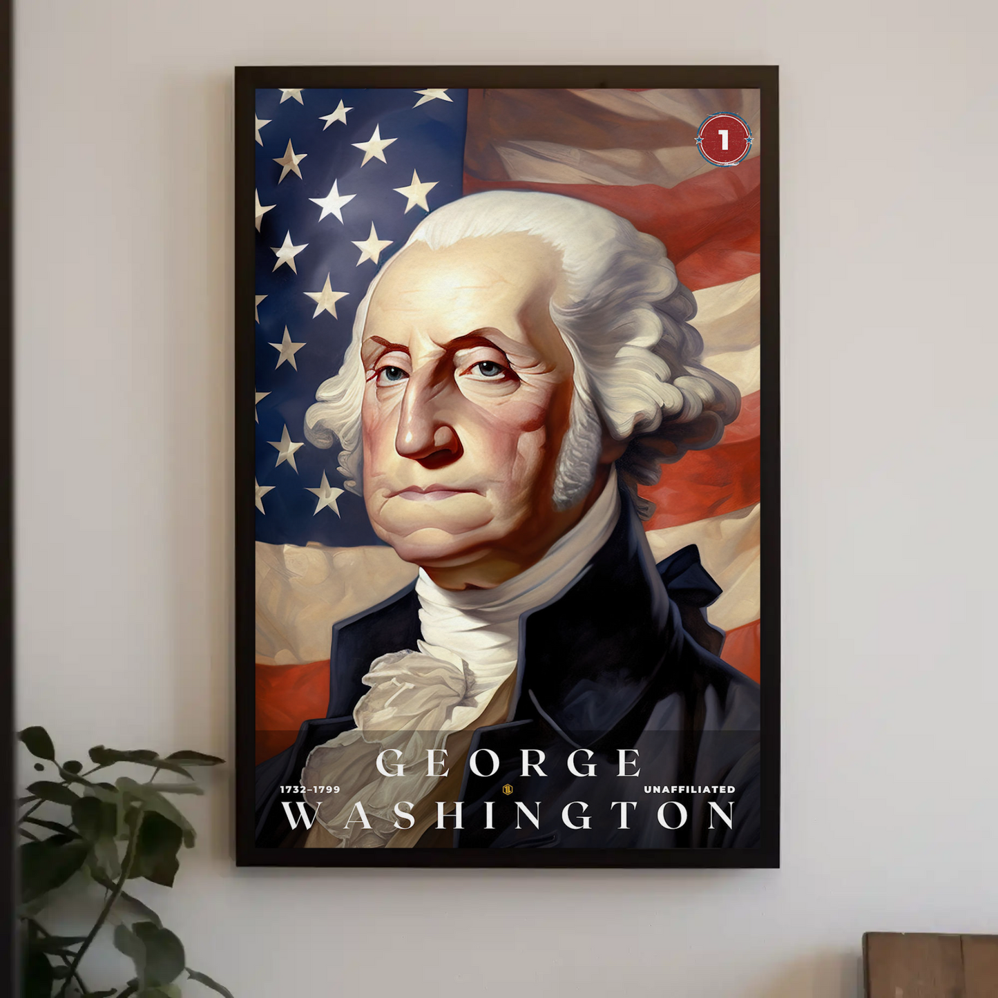 George Washington 1st President Of The United States Portrait