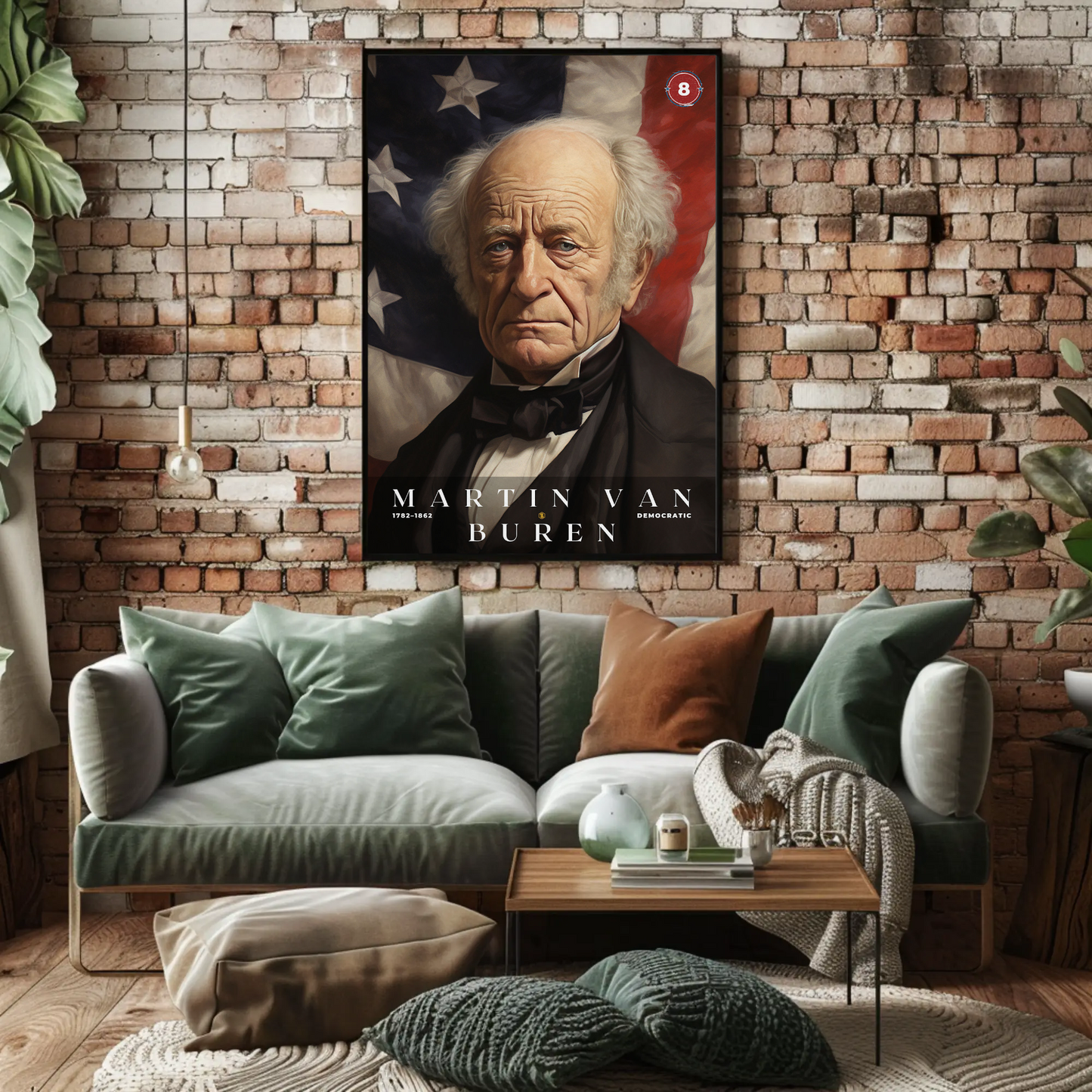 Martin Van Buren 8th President Of The United States Portrait