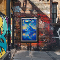 Vermont Mountain Reflection Poster