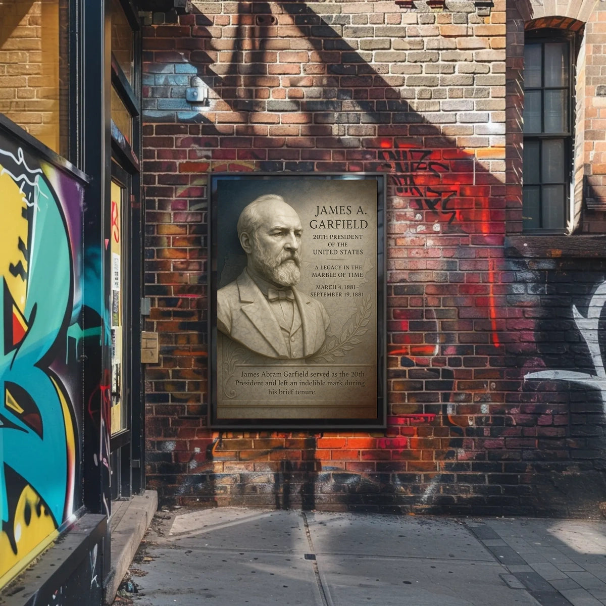 James A. Garfield 20th President Poster