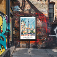 Buenos Aires Cityscape Poster PosterGoat