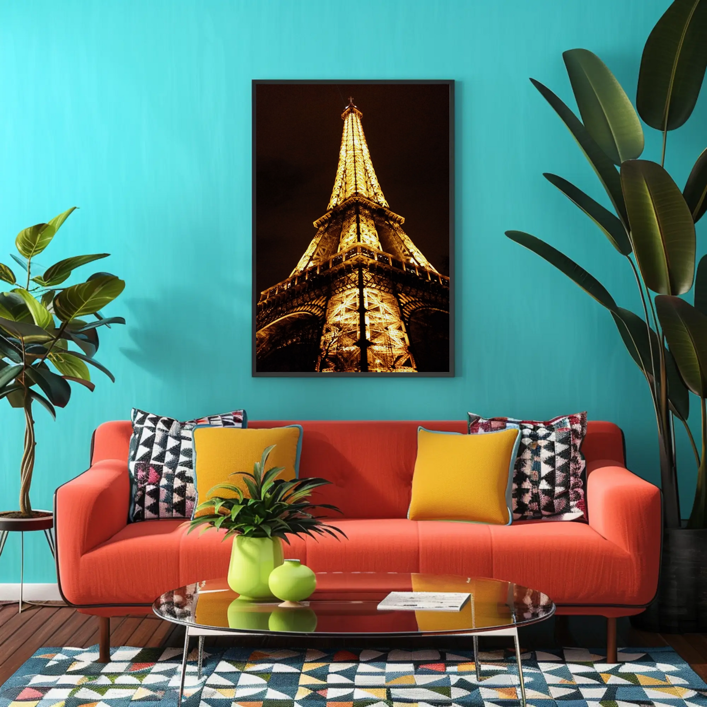 Eiffel Tower – Glow at Night (Close-Up)