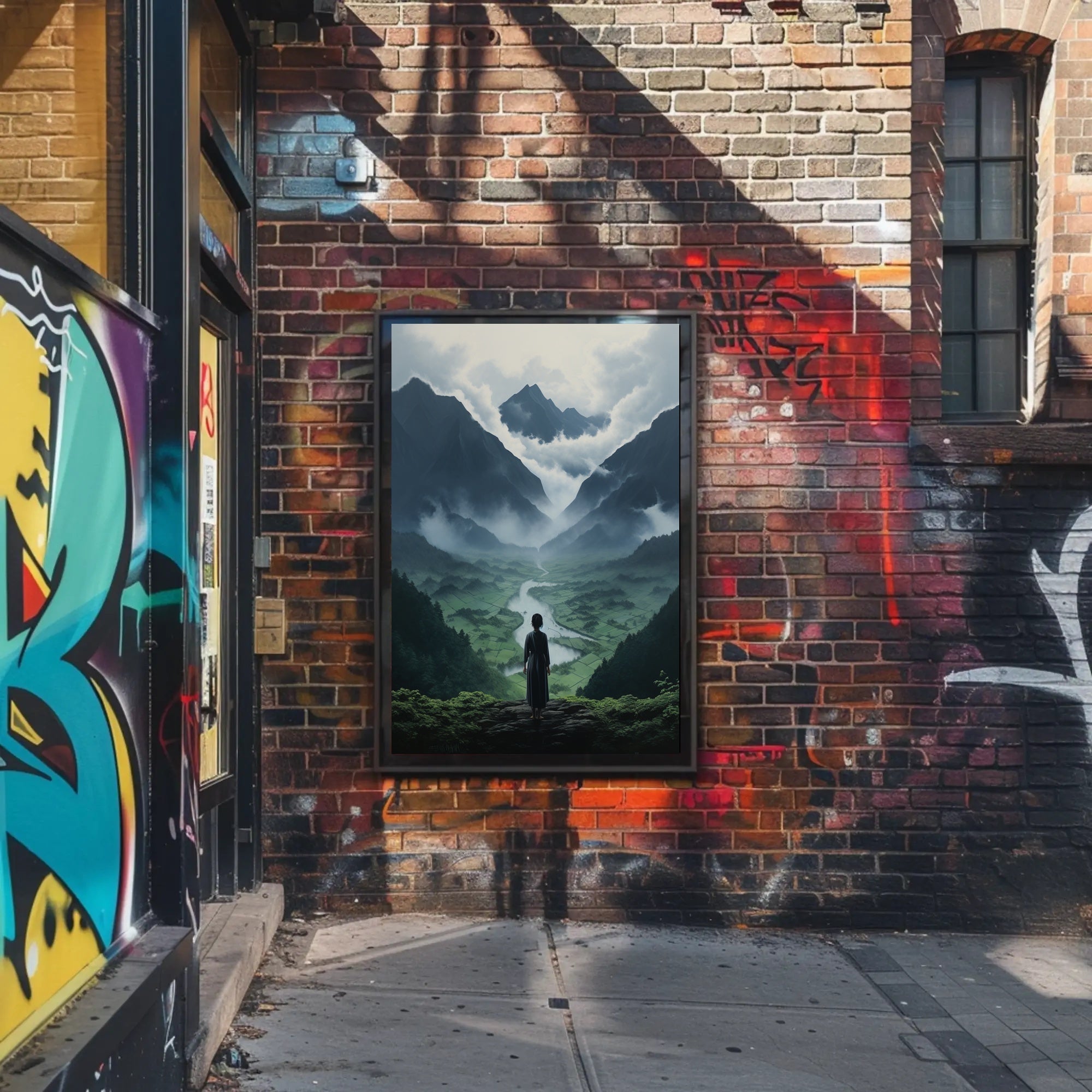 Serenity In The Mountains Poster