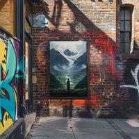 Serenity In The Mountains Poster