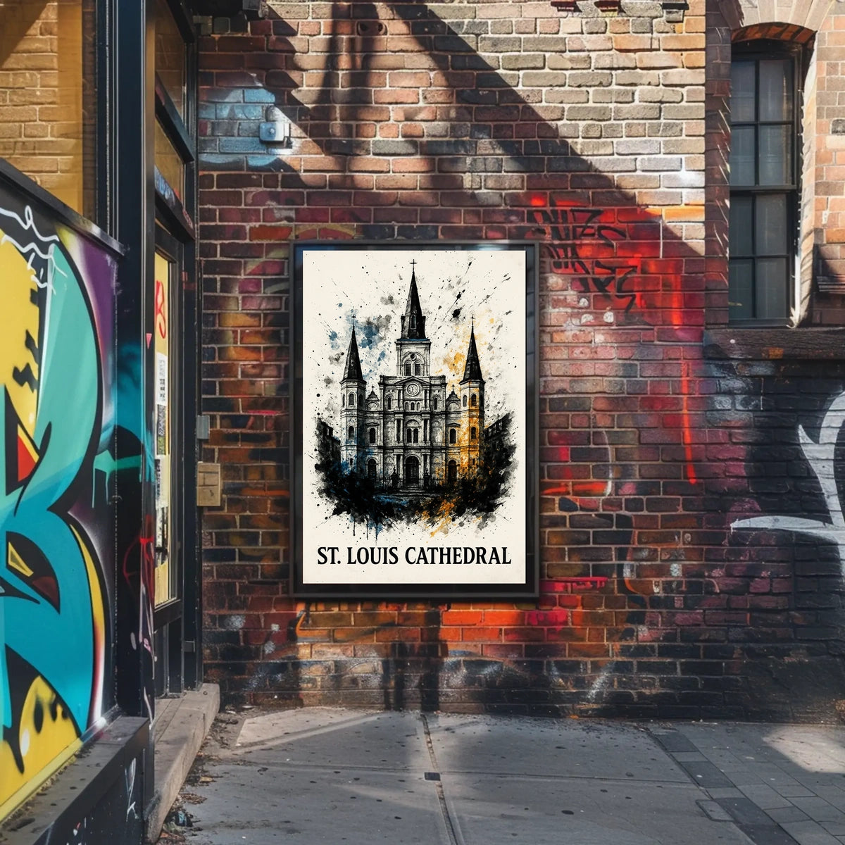 St. Louis Cathedral Art Poster