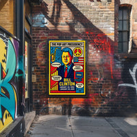 Bill Clinton The Pop Art Presidency Poster PosterGoat