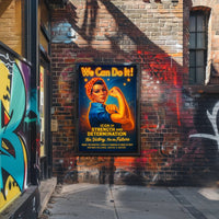 Icon of Strength and Determination Poster