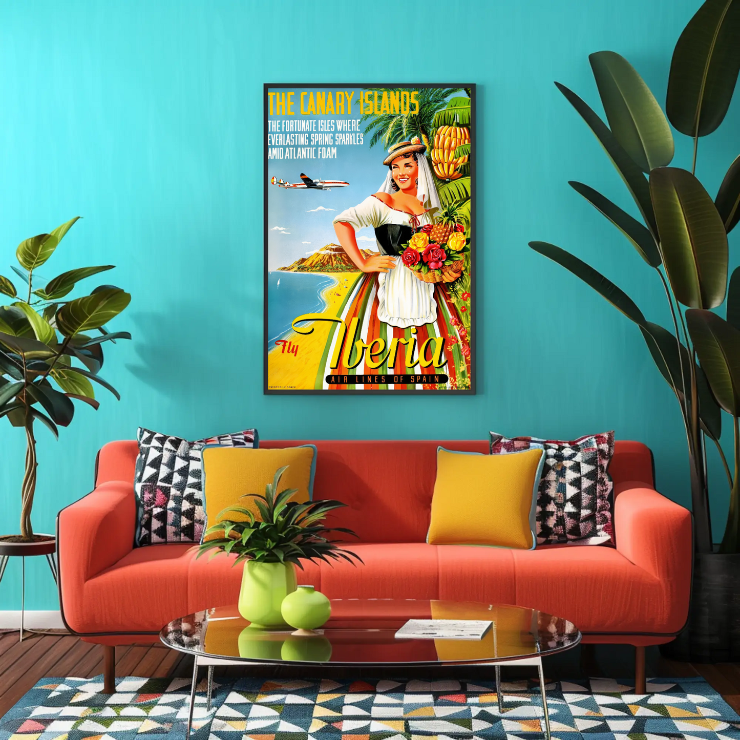 Canary Islands Travel Poster