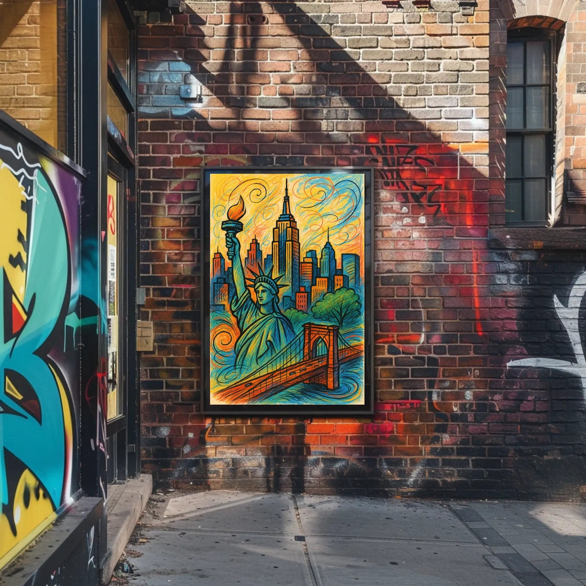 Vibrant New York Cityscape