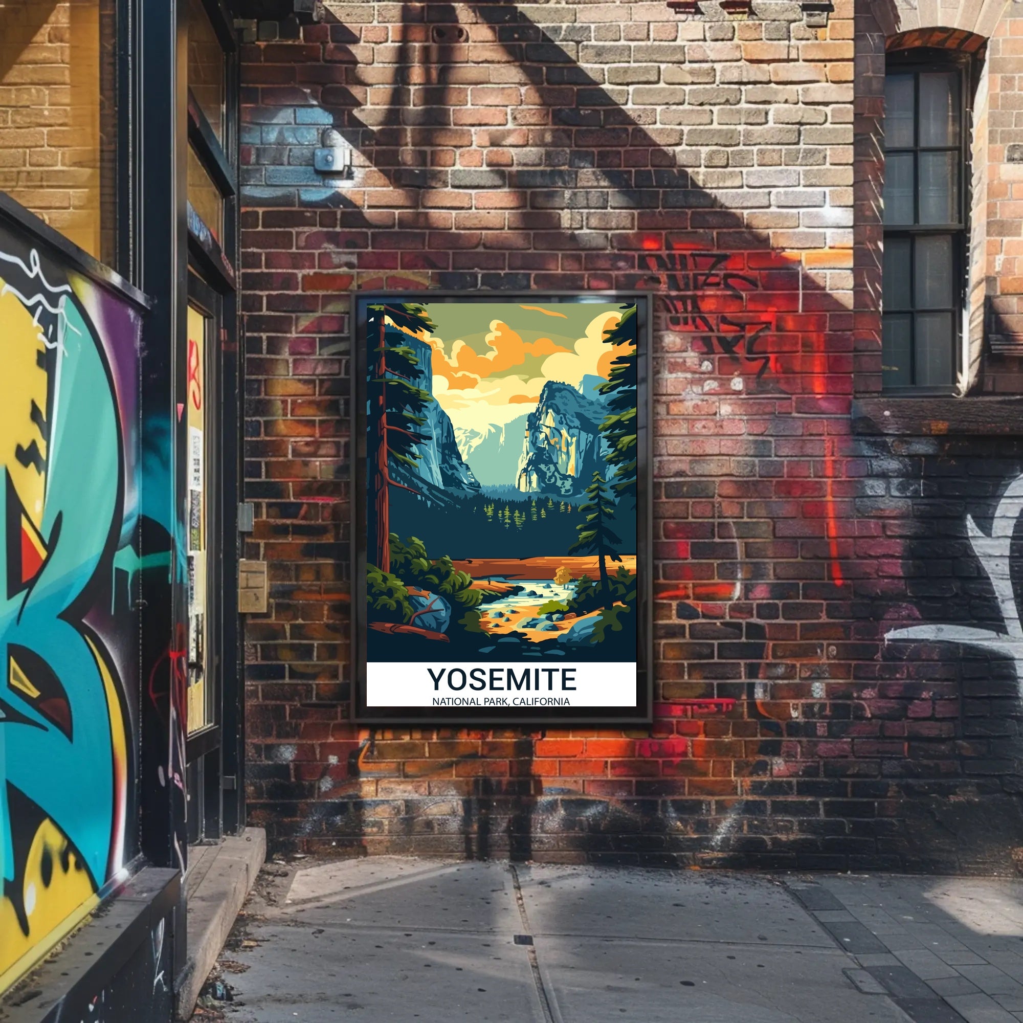 Yosemite's Majestic View National Park Poster