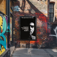 Navy Recruitment: Build Your Future with Us Military Recruitment Poster