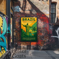 Brazilian Vibrancy and Culture Travel Poster