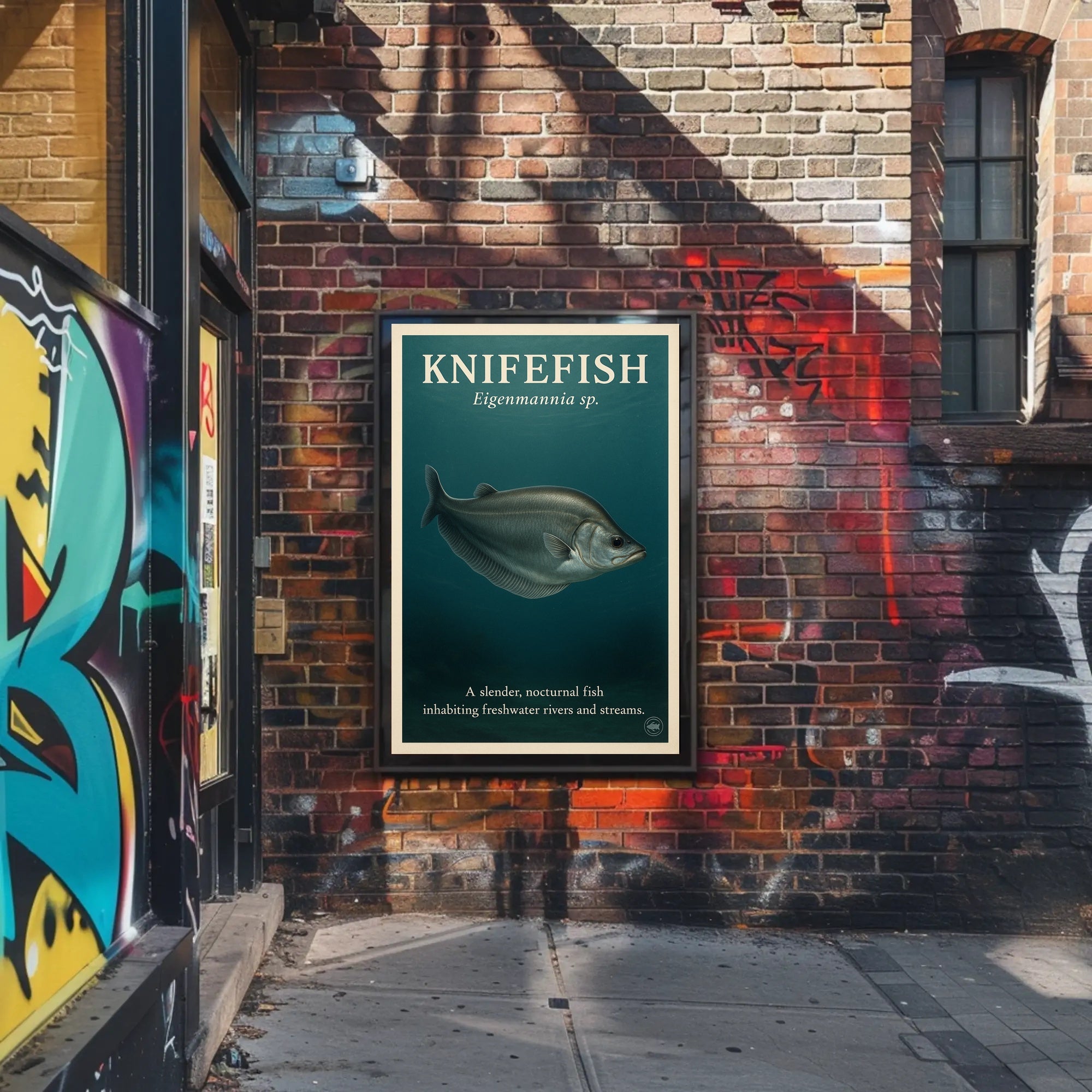 Knifefish Eigenmannia sp Poster PosterGoat