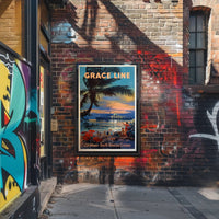 Cruise into Paradise: Vintage Caribbean Travel Poster PosterGoat