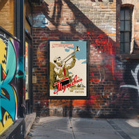 Soviet Era Youth Camp Inspirational Propaganda Poster