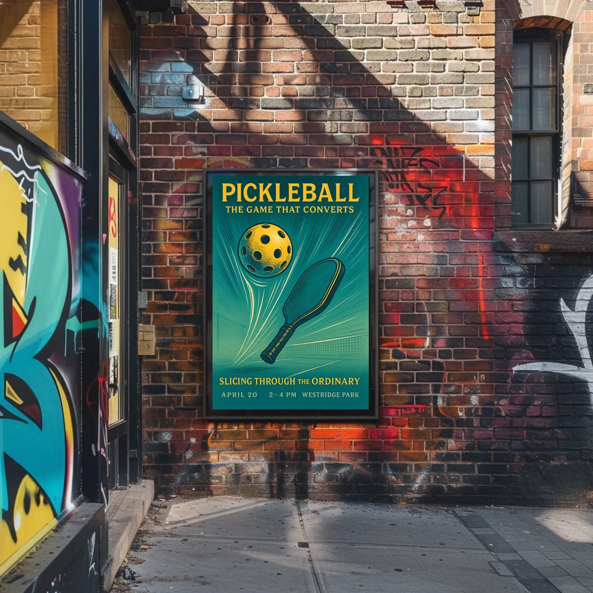 Pickleball Event at Westridge Park Poster
