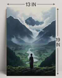 Serenity In The Mountains Poster