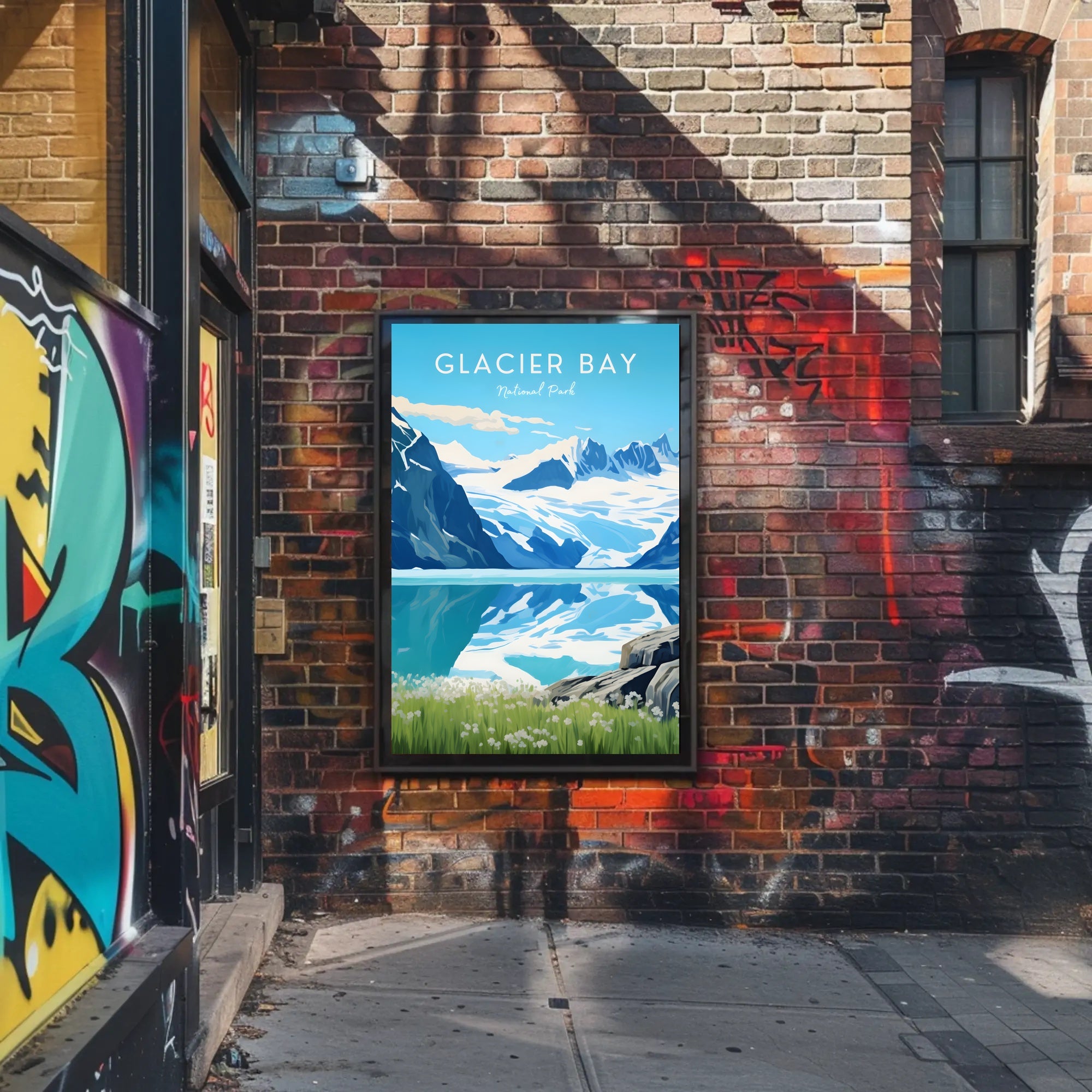 Glacial Serenity: Glacier Bay National Park Poster