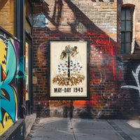 May-Day 1943 WWII Propaganda Poster