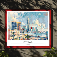 Ottawa Cityscape Poster PosterGoat