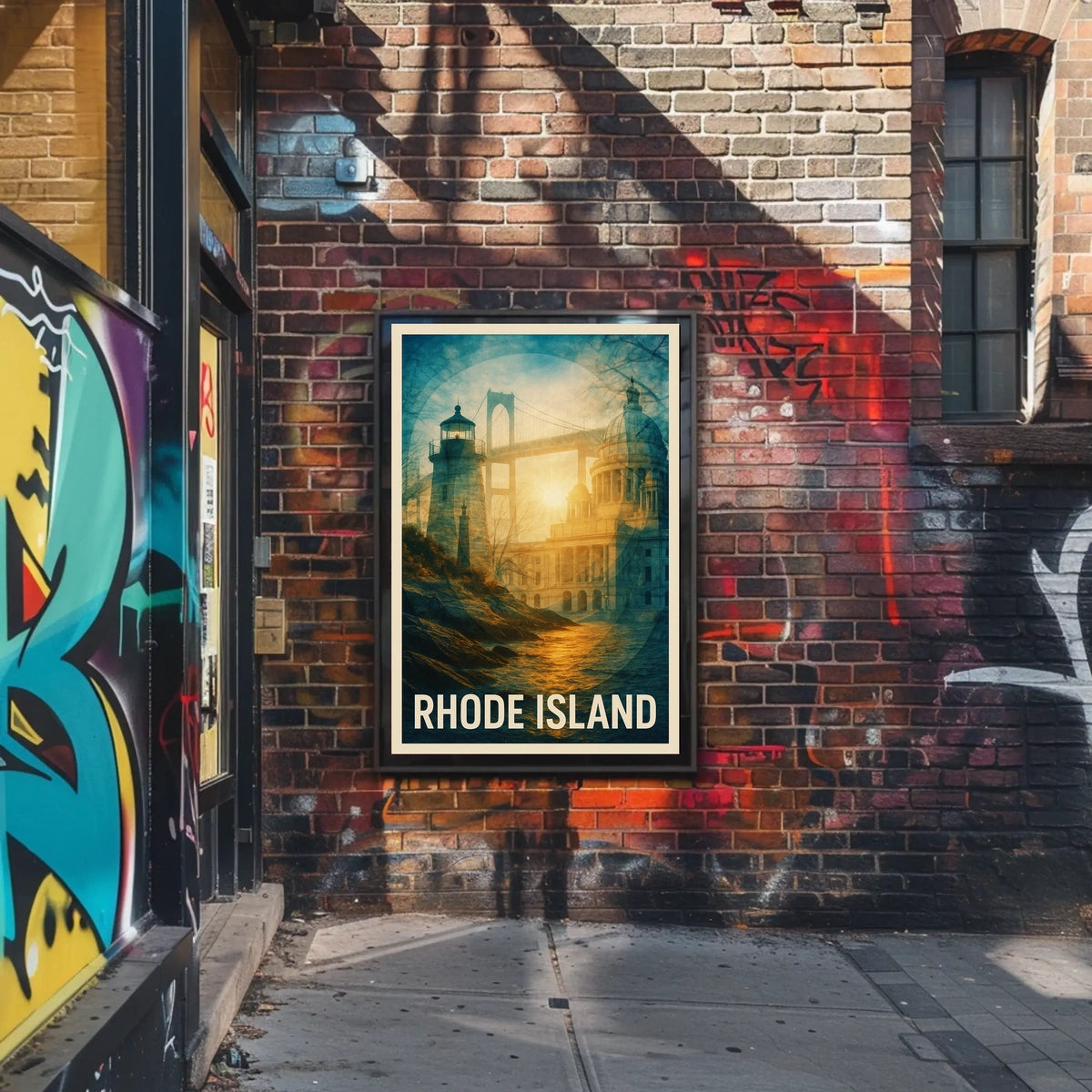 Rhode Island Scenic Montage Poster