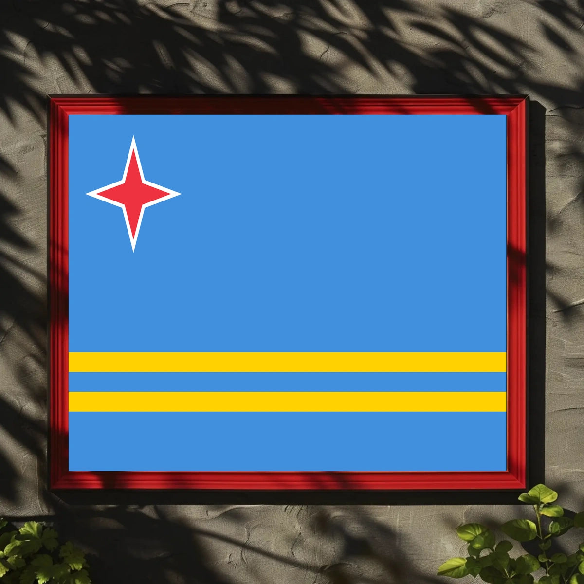 Aruba Flag Poster