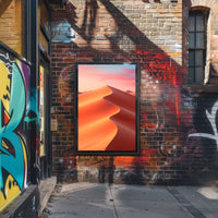 Desert Dunes at Sunset Poster