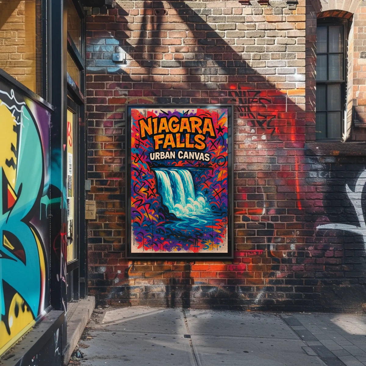 Niagara Falls Urban Canvas Poster