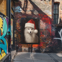 Festive Arctic Fox Poster