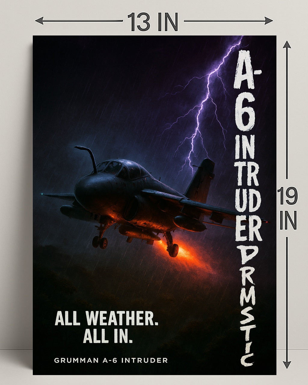 Grumman A6 Intruder All Weather Poster PosterGoat