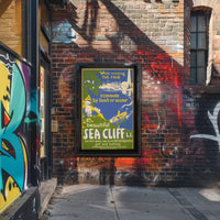 Visit Sea Cliff Poster PosterGoat