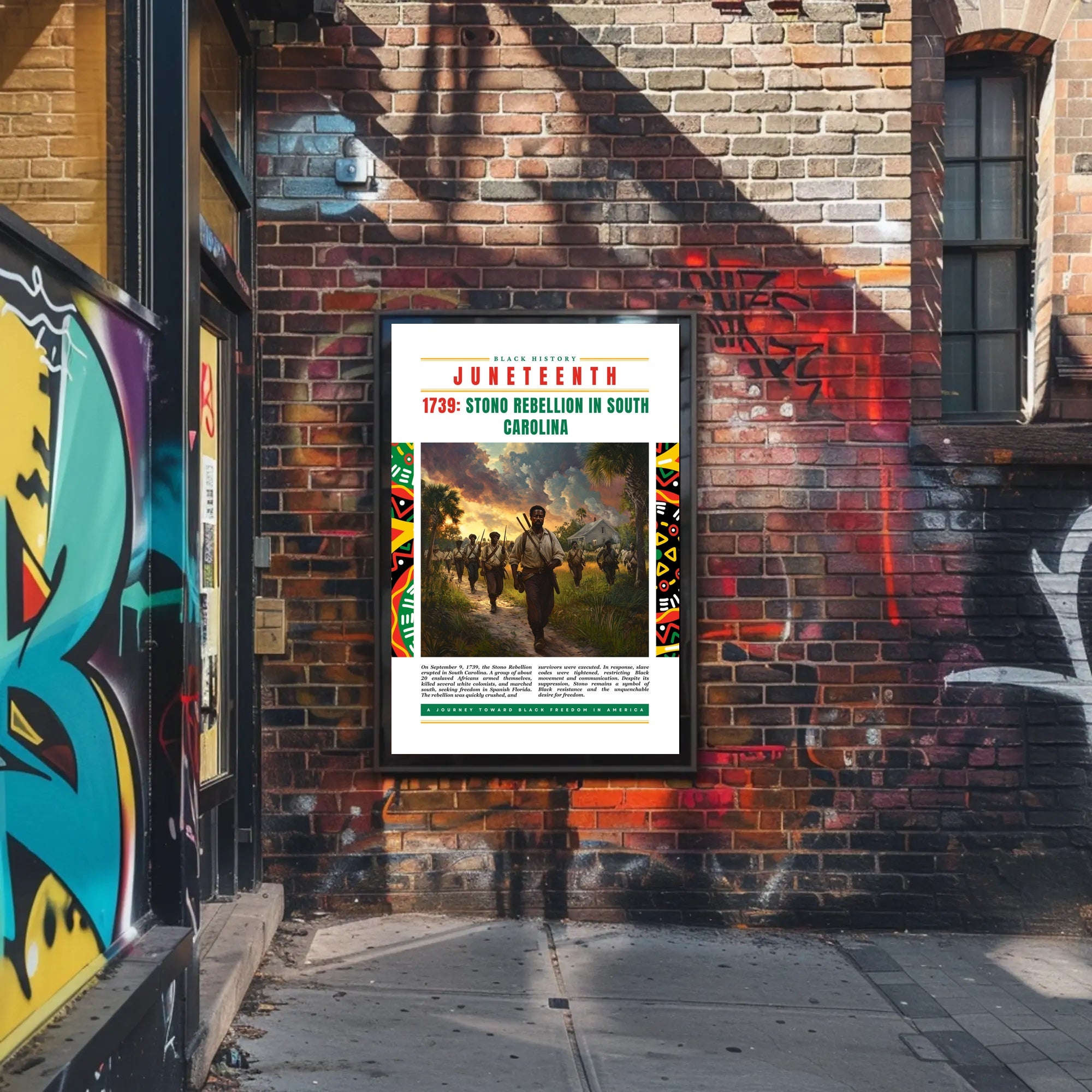 Stono Rebellion History Empowering Cultural or Heritage Poster