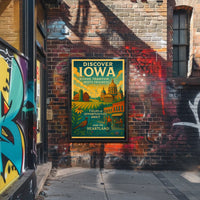 Discover Iowa Poster