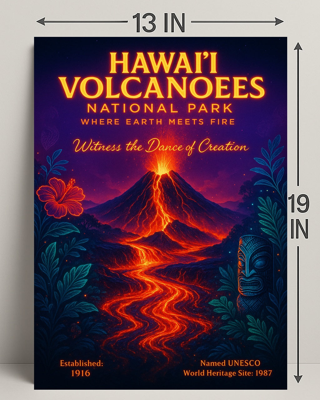 Hawaii Volcanoes National Park Poster PosterGoat