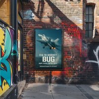 F/A-18 Hornet Fighter Jet in Flight Poster