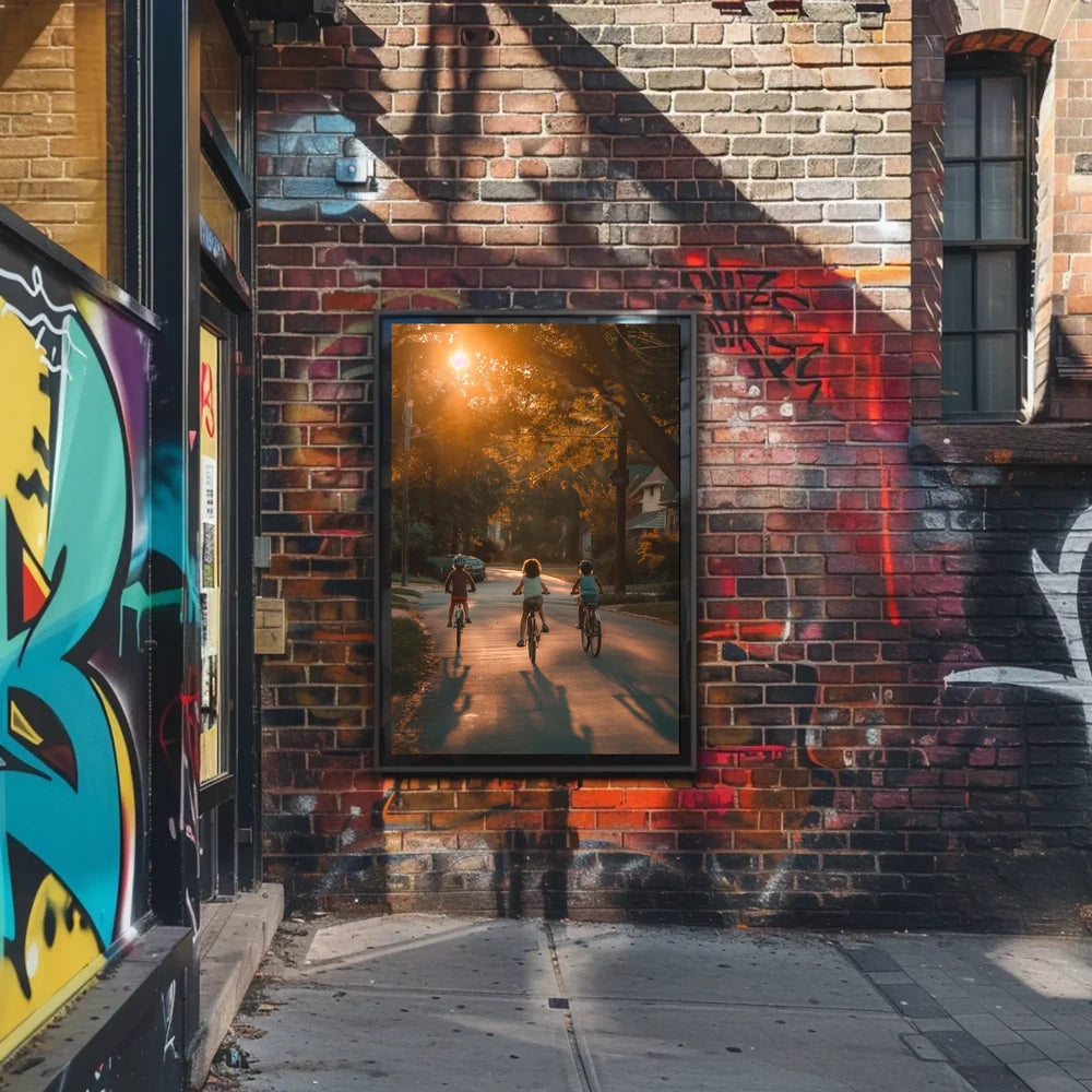 Vibrant Nature Adventure Landscape Poster