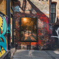 Vibrant Nature Adventure Landscape Poster