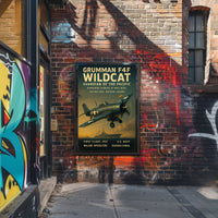Grumman F4F Wildcat Poster