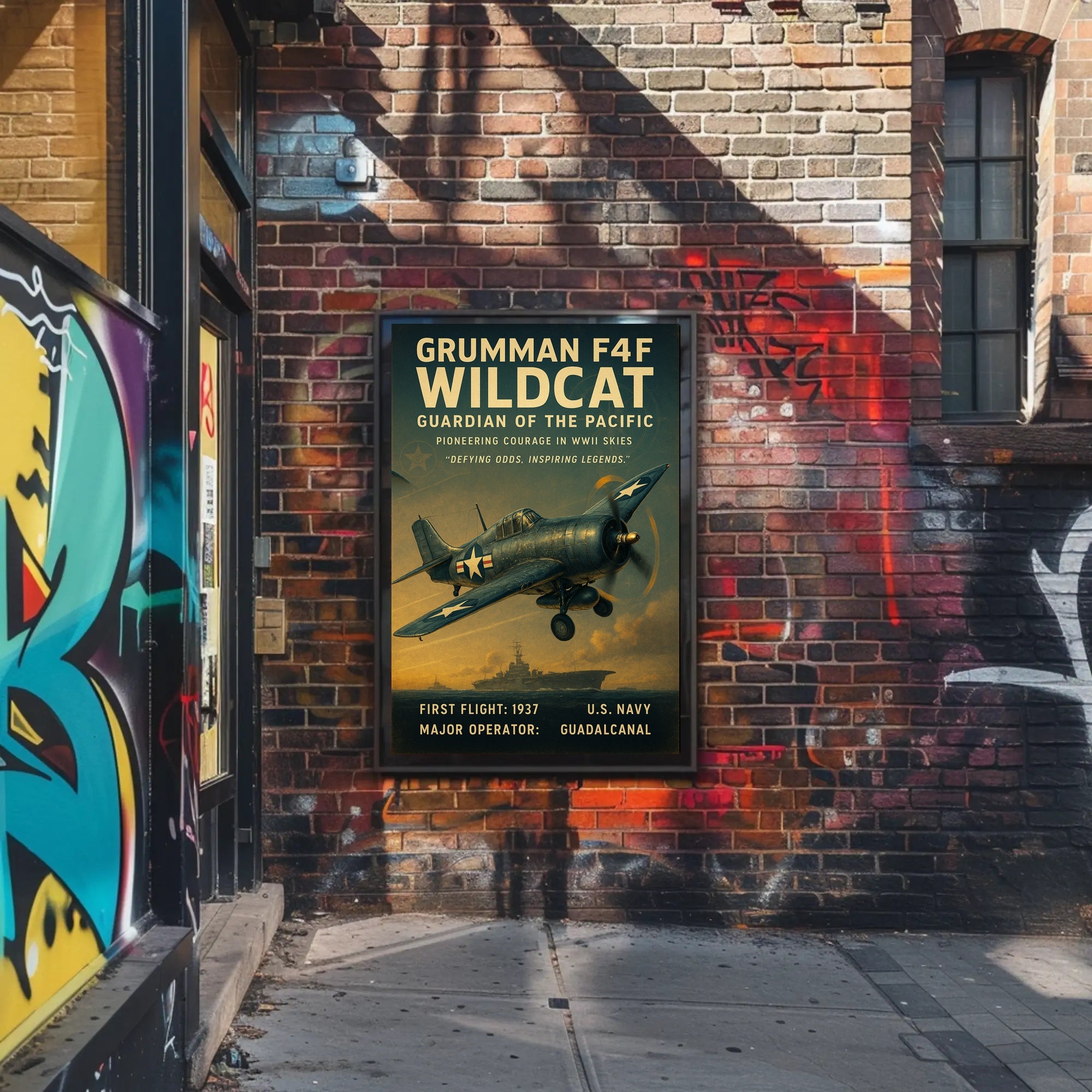 Grumman F4F Wildcat Poster