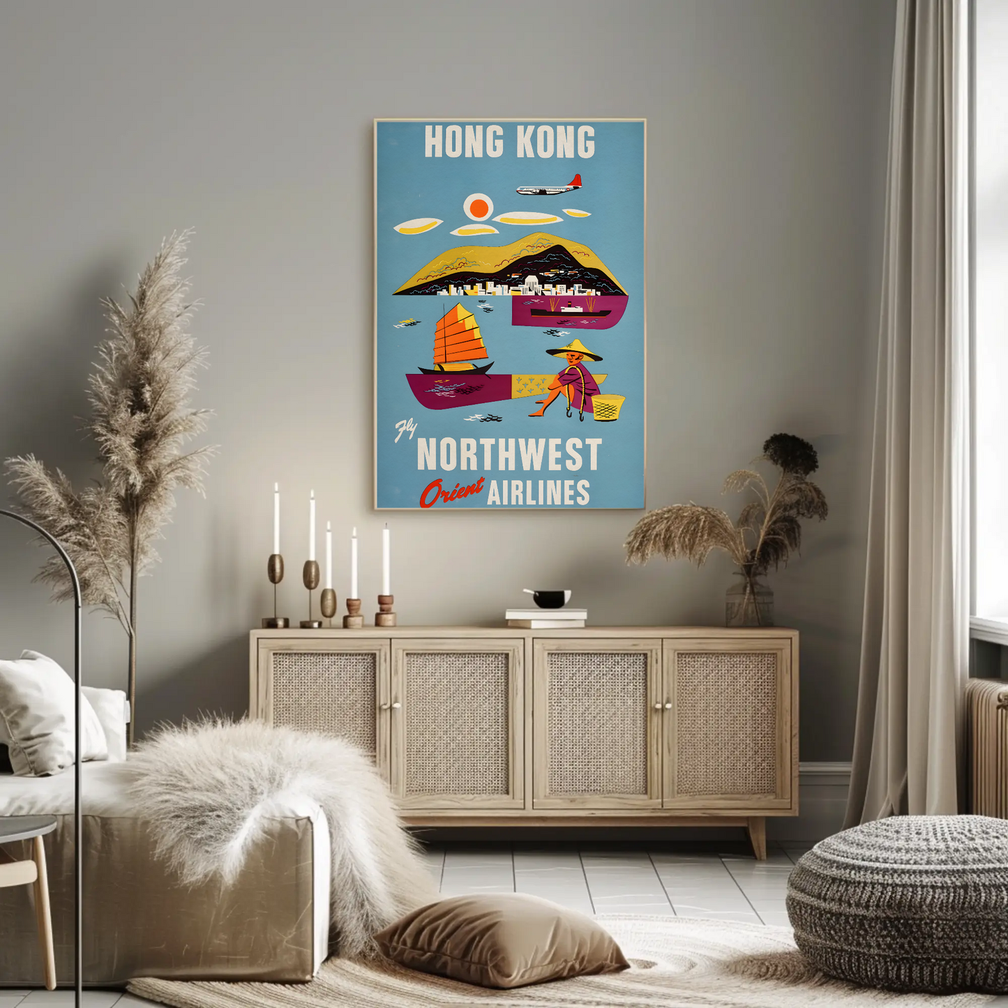 Hong Kong Travel Poster