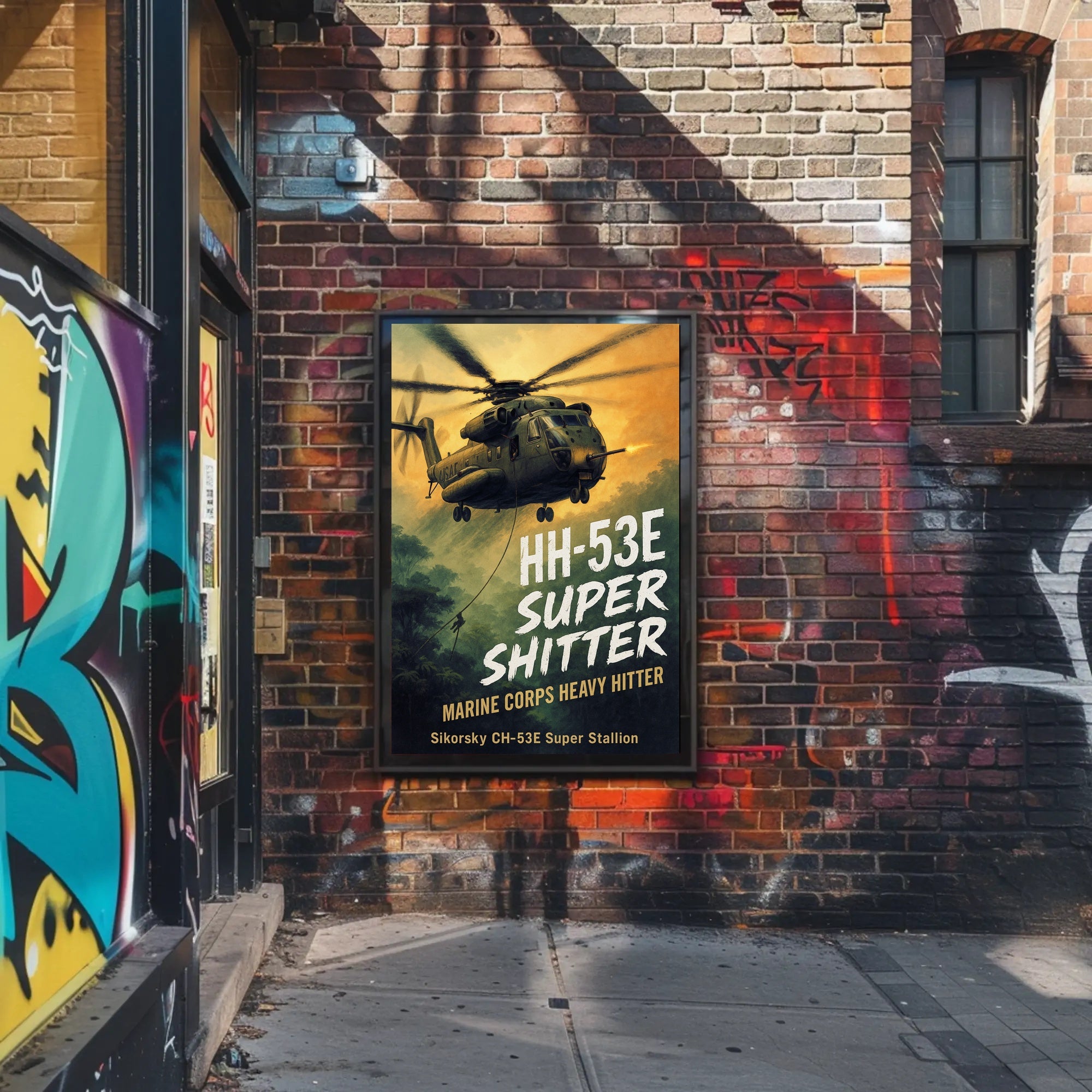 HH-53E Super Shitter Poster PosterGoat