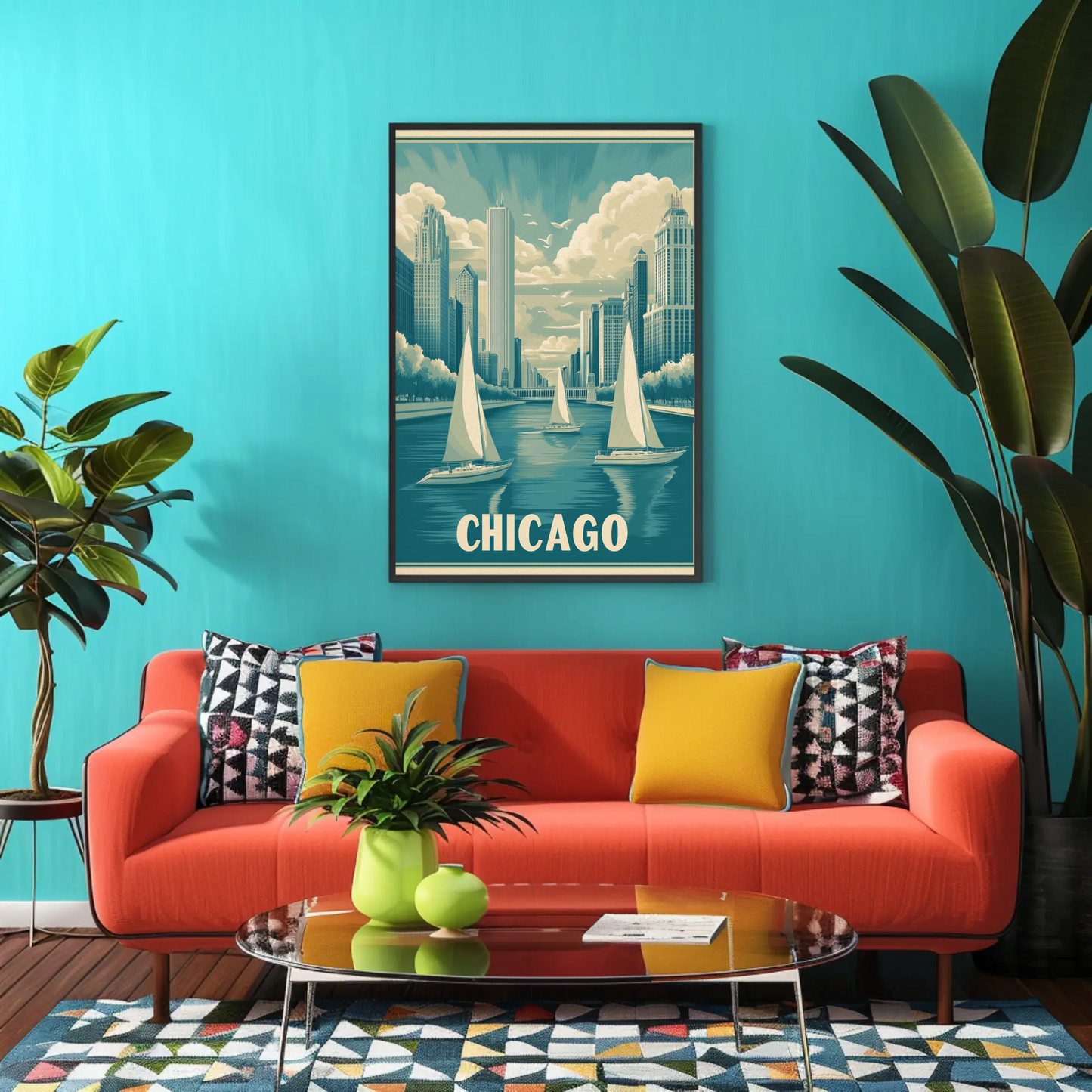 Chicago Vintage Poster