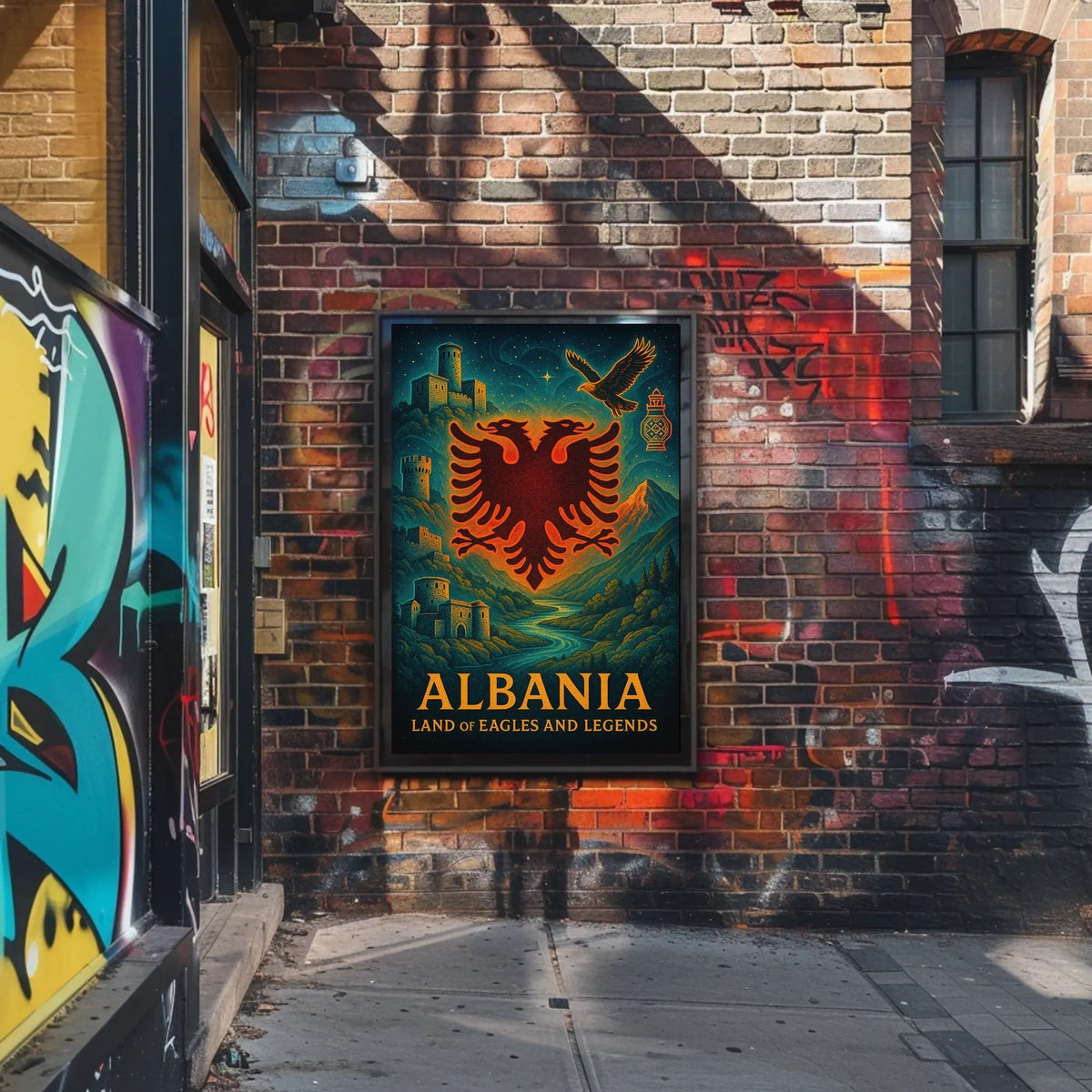Albania Land of Eagles and Legends Poster
