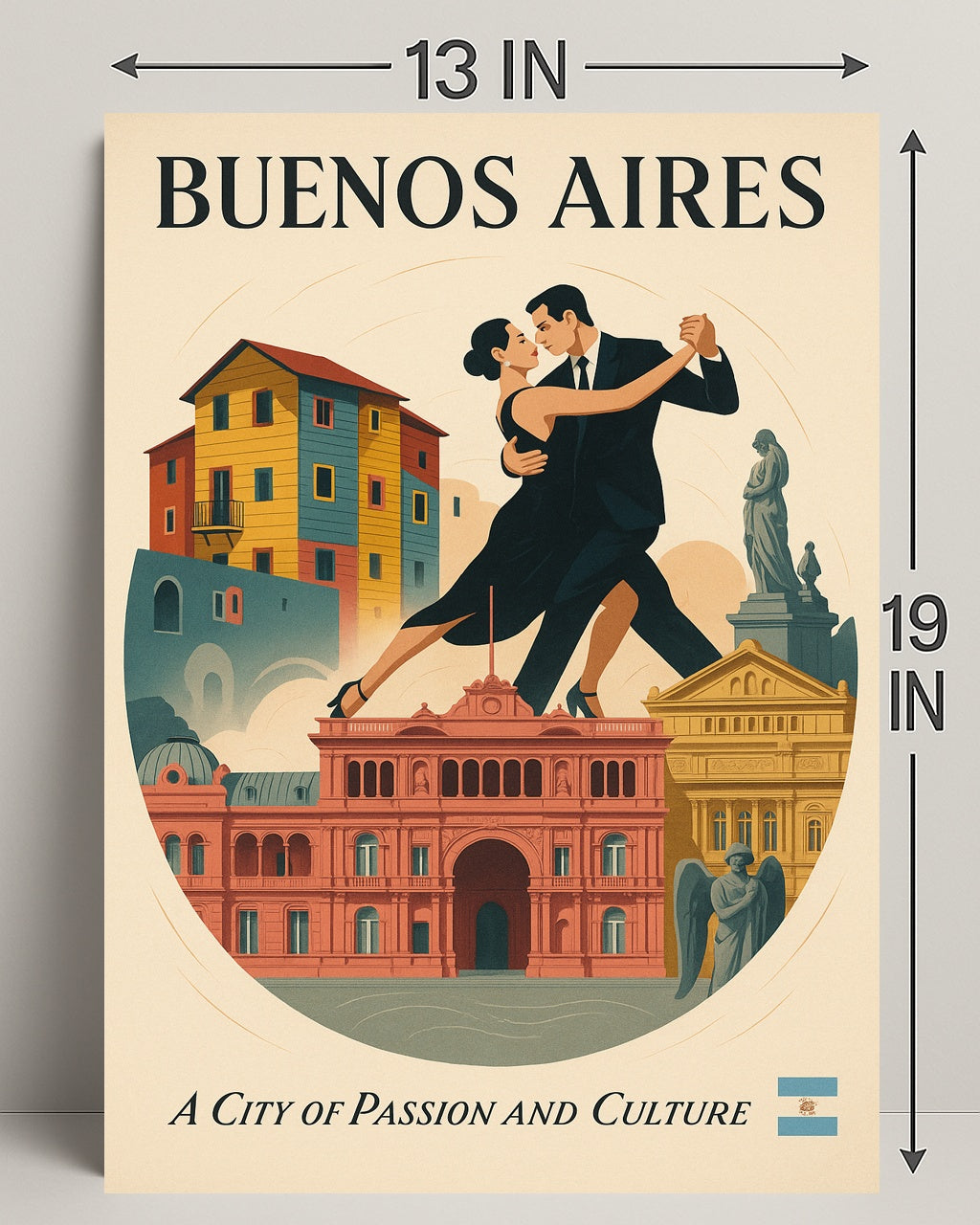 Buenos Aires City Of Passion And Culture Poster PosterGoat
