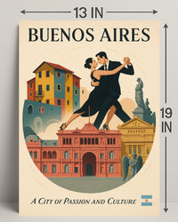 Buenos Aires City Of Passion And Culture Poster PosterGoat