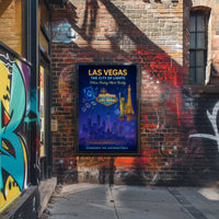 Las Vegas The City of Lights Poster PosterGoat