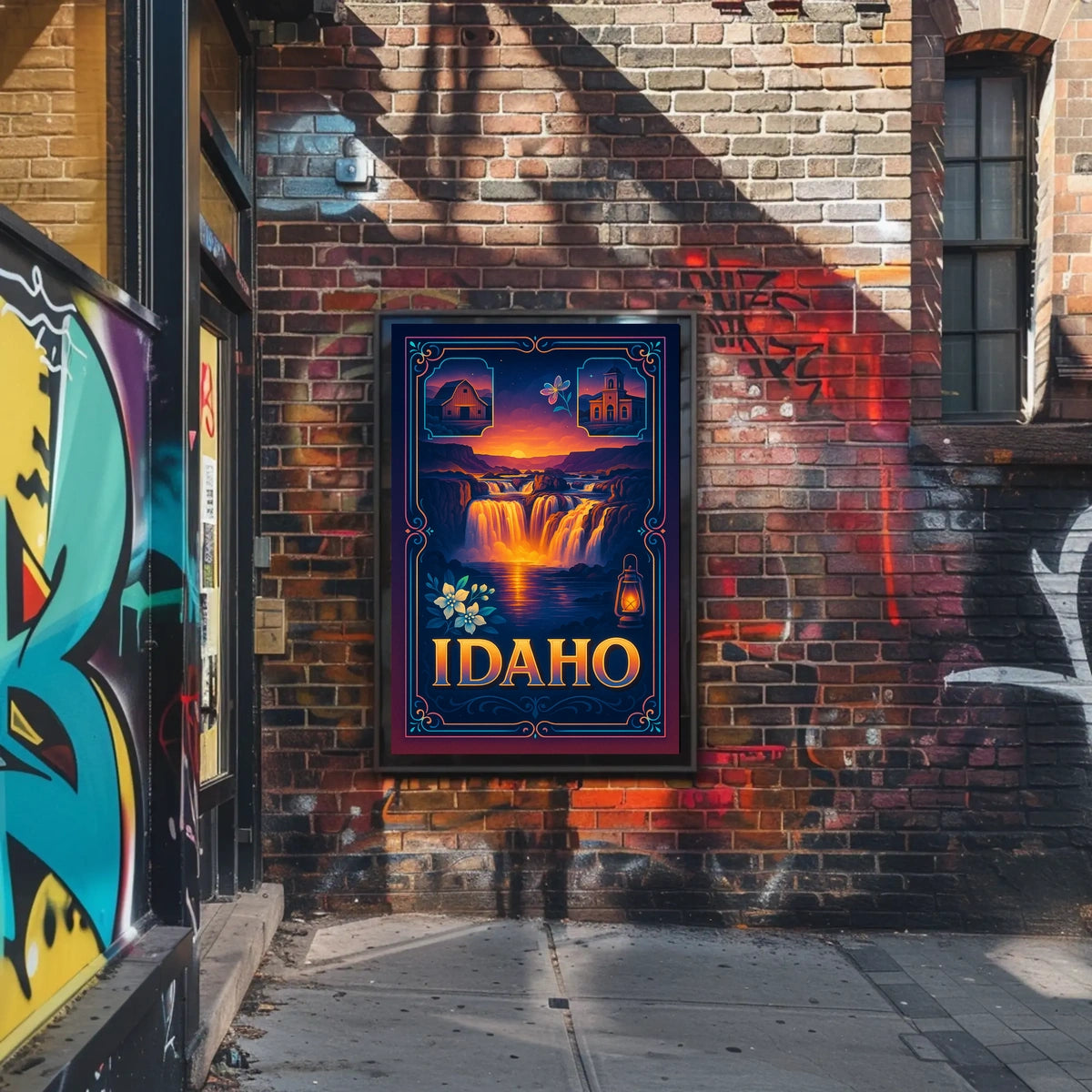 Idaho A Scenic Tribute Poster