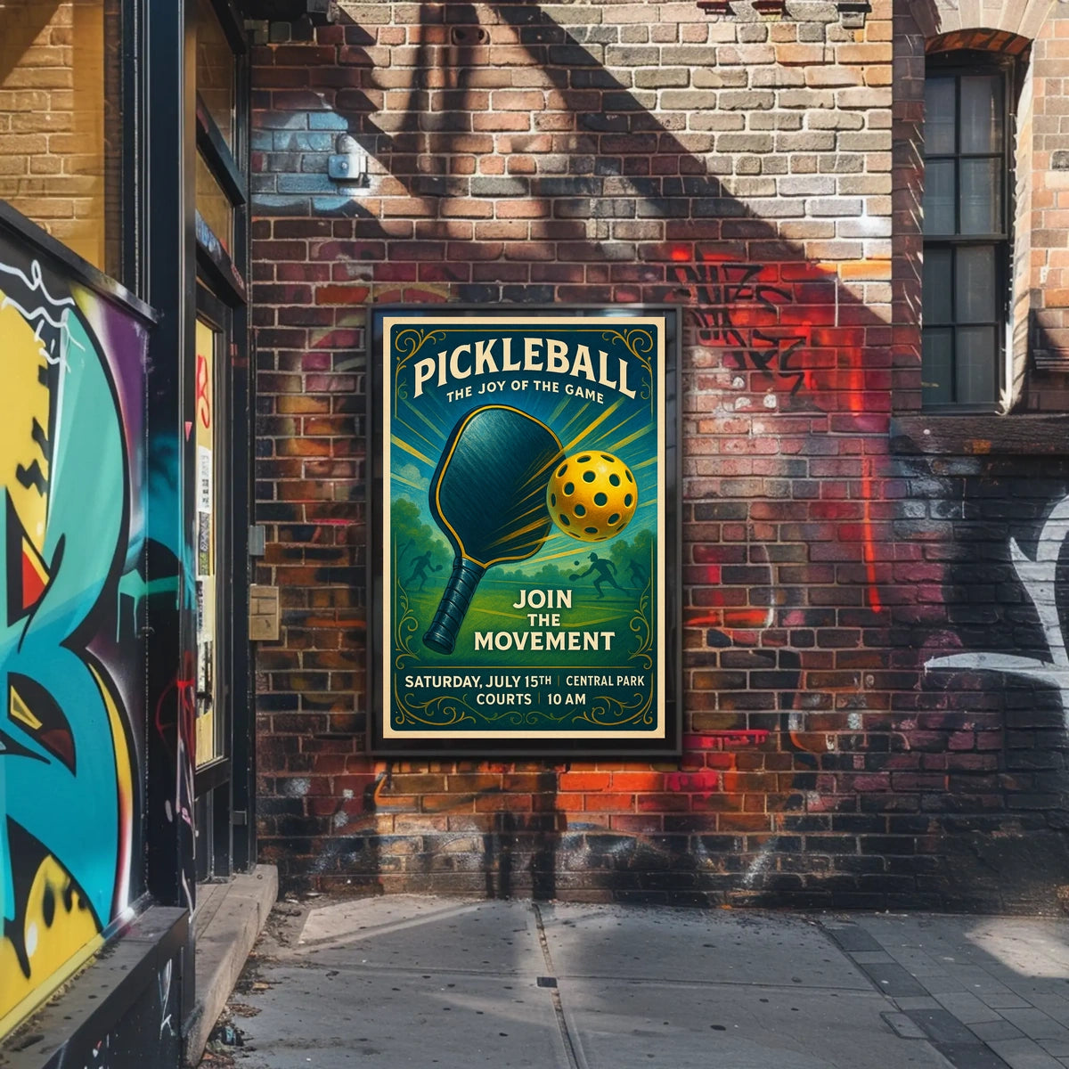 Pickleball The Joy of the Game Poster